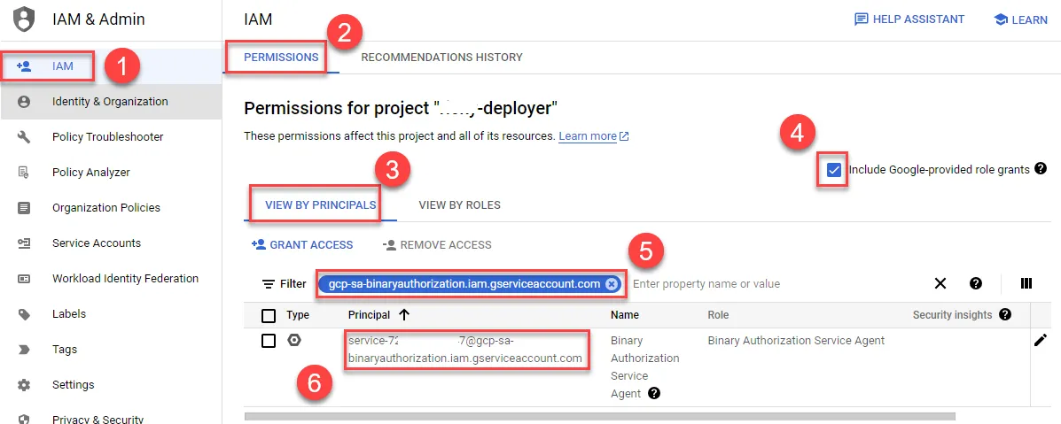 Locating CloudRun Service Agent in IAM