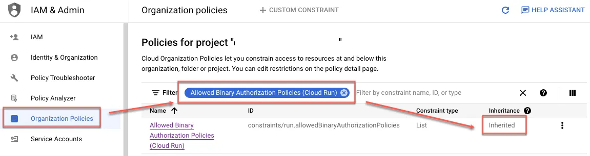 Org Policy