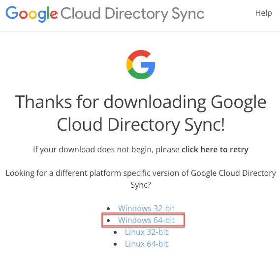 GCDS direct download link