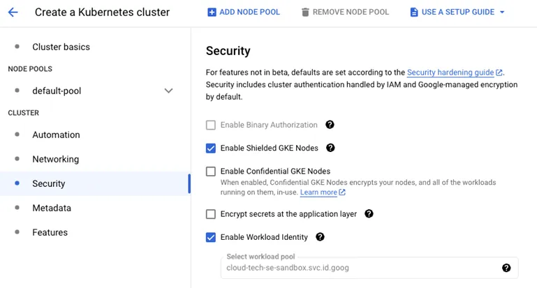 Enable Workload Identity