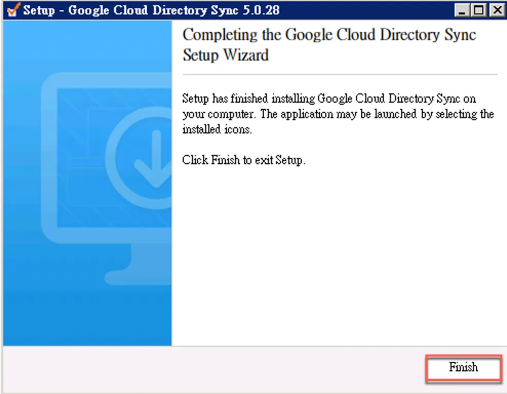 GCDS installation completed