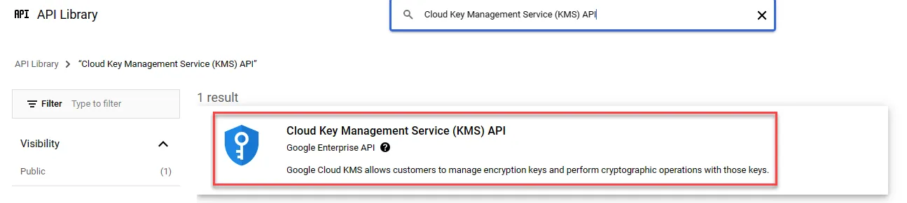 Select KMS API