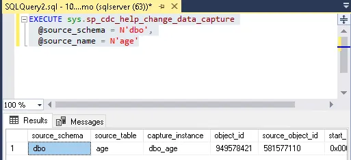 Verifying CDC enablement