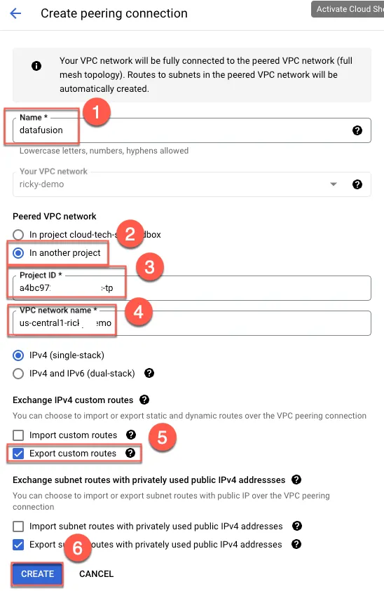 Creating PEERING