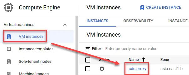 Selecting VM for access scope adjustment